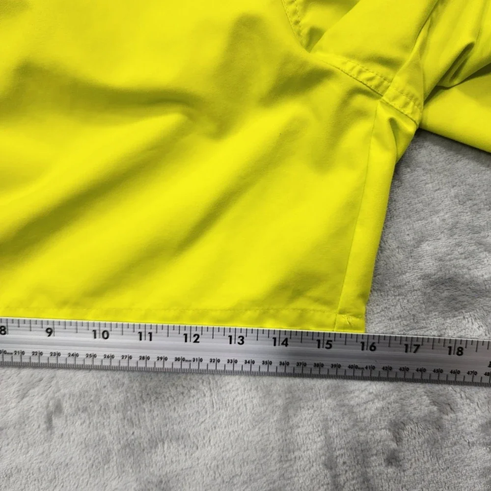 George Swim Shorts Mens 2XL Yellow Lined Elastic Waist Pockets Beach Summer